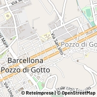 지도 Barcellona Pozzo di Gotto