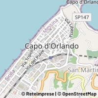Kartta Capo d'Orlando
