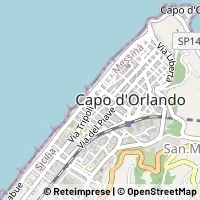 Karte Capo d'Orlando