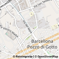 خريطة Barcellona Pozzo di Gotto