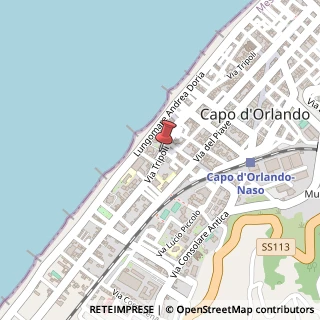 Mappa Via Tripoli, 82, 98071 Capo d'Orlando, Messina (Sicilia)