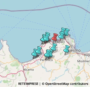 Mappa Via Messina, 90045 Cinisi PA, Italia (9.94938)