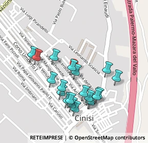 Mappa Via Messina, 90045 Cinisi PA, Italia (0.2485)