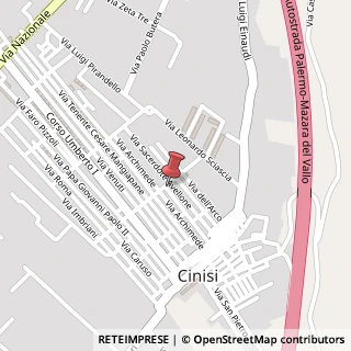 Mappa Via Filippo Orlando, 107, 90045 Cinisi, Palermo (Sicilia)