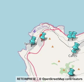 Mappa Via Messina, 90045 Cinisi PA, Italia (6.04273)