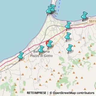 Mappa Via Ragusa, 98051 Barcellona Pozzo di Gotto ME, Italia (5.41818)