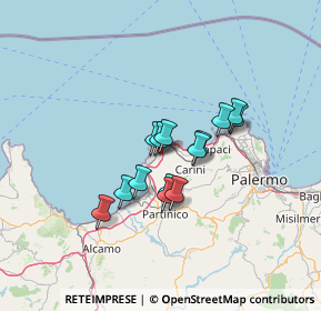 Mappa Via Venuti, 90045 Cinisi PA, Italia (10.48286)