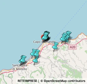 Mappa Via Tripoli, 98071 Capo d'Orlando ME, Italia (5.7545)