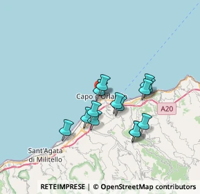 Mappa Via Tripoli, 98071 Capo d'Orlando ME, Italia (6.31857)