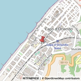 Mappa Via del Piave, 143, 98071 Capo d'Orlando, Messina (Sicilia)