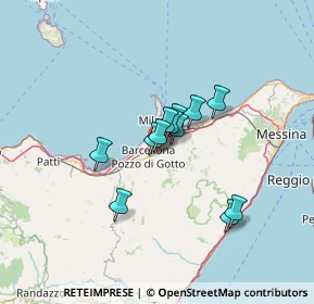 Mappa Via Siracusa, 98051 Barcellona Pozzo di Gotto ME, Italia (9.87167)