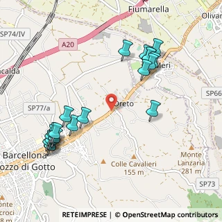 Mappa Via Siracusa, 98051 Barcellona Pozzo di Gotto ME, Italia (1.2845)