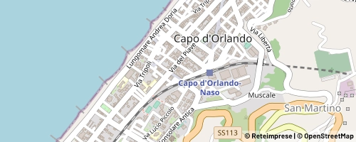 Mappa Capo d'Orlando