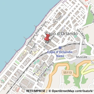 Mappa Via Luigi Pirandello, 12, 98071 Capo d'Orlando, Messina (Sicilia)