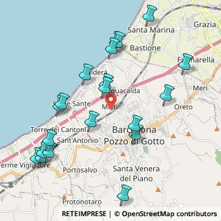 Mappa Via Generale A. Cambria, 98051 Barcellona Pozzo di Gotto ME, Italia (2.622)