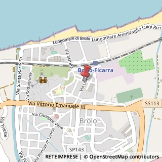 Mappa Via Libertà, 53, 98061 Brolo, Messina (Sicilia)