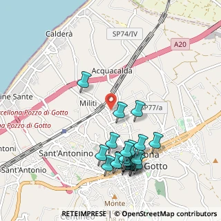 Mappa Via degli Artigiani, 98051 Barcellona pozzo di Gotto ME, Italia (1.215)