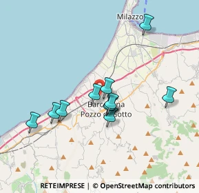 Mappa Via degli Artigiani, 98051 Barcellona pozzo di Gotto ME, Italia (3.45818)