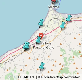 Mappa Via degli Artigiani, 98051 Barcellona pozzo di Gotto ME, Italia (5.58167)