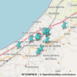 Mappa Via Stazione Nuova, 98051 Barcellona Pozzo di Gotto ME, Italia (1.45727)
