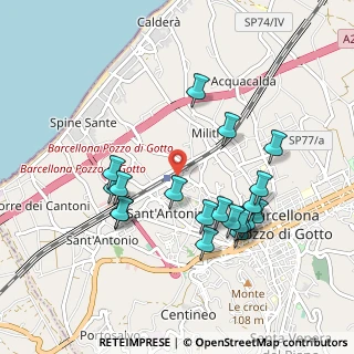 Mappa Via Stazione Nuova, 98051 Barcellona Pozzo di Gotto ME, Italia (1.0485)
