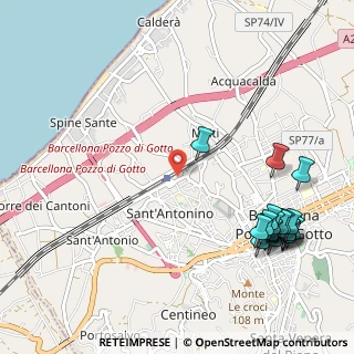 Mappa Via Stazione Nuova, 98051 Barcellona Pozzo di Gotto ME, Italia (1.52316)