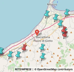 Mappa Via Stazione Nuova, 98051 Barcellona Pozzo di Gotto ME, Italia (6.57929)