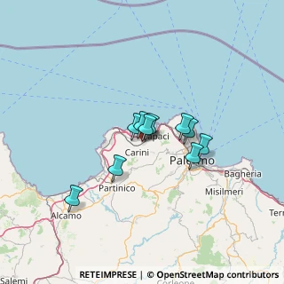 Mappa Carini, 90044 Carini PA, Italia (18.57333)
