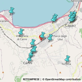 Mappa Carini, 90044 Carini PA, Italia (2.93611)