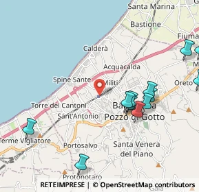 Mappa Barcellona - Castroreale, 98051 Barcellona Pozzo di Gotto ME, Italia (2.70667)