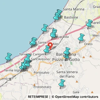 Mappa Barcellona - Castroreale, 98051 Barcellona Pozzo di Gotto ME, Italia (2.5505)