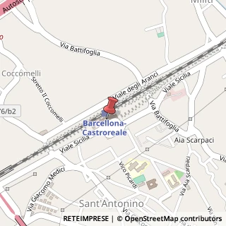 Mappa Corso Sicilia, Snc, 98051 Barcellona Pozzo di Gotto, Messina (Sicilia)