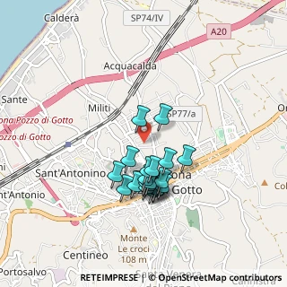 Mappa Via Antonio Calderone, 98051 Barcellona Pozzo di Gotto ME, Italia (0.82)