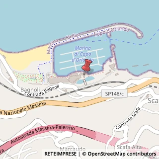 Mappa Contrada Bagnoli, snc, 98071 Capo d'Orlando, Messina (Sicilia)