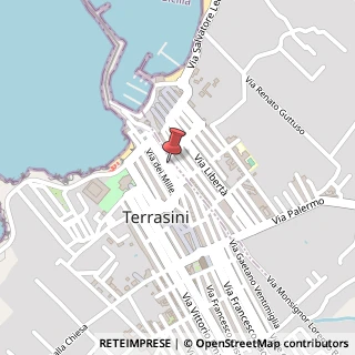 Mappa Via Benedetto Saputo, 64, 90049 Terrasini, Palermo (Sicilia)