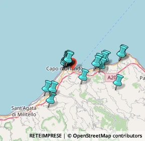 Mappa Contrada San Gregorio, 98071 Capo d'Orlando ME, Italia (5.683)
