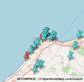 Mappa Via Vacirca, 98071 Capo D'orlando ME, Italia (3.298)