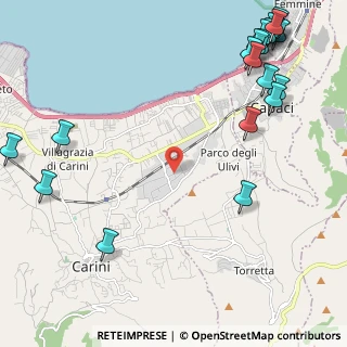 Mappa Via Don Luigi Sturzo, 90044 Carini PA, Italia (3.6745)