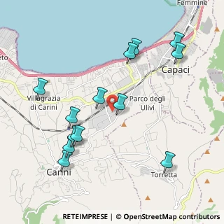 Mappa Via Don Luigi Sturzo, 90044 Carini PA, Italia (2.45)