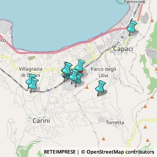 Mappa Via Don Luigi Sturzo, 90044 Carini PA, Italia (1.59273)