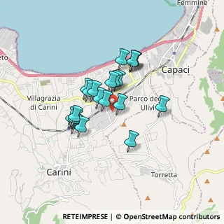 Mappa Via Don Luigi Sturzo, 90044 Carini PA, Italia (1.4105)