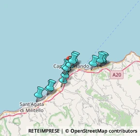 Mappa Via Generale Domenico Maneri, 98071 Capo d'Orlando ME, Italia (5.16)