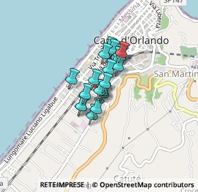 Mappa Via Generale Domenico Maneri, 98071 Capo d'Orlando ME, Italia (0.2605)