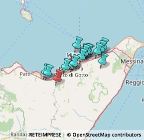 Mappa Via Luigi Einaudi, 98051 Barcellona Pozzo di Gotto ME, Italia (9.12563)