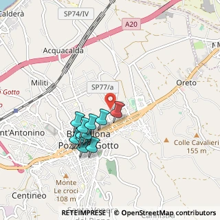 Mappa Via Luigi Einaudi, 98051 Barcellona Pozzo di Gotto ME, Italia (0.91727)