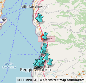 Mappa Via Vecchia Provinciale, 89121 Reggio di Calabria RC, Italia (4.37125)