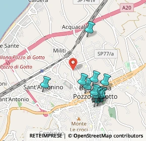 Mappa Via Caduti sul Lavoro, 98051 Barcellona pozzo di Gotto ME, Italia (1.05462)