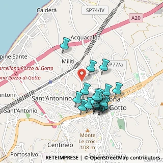 Mappa Via Caduti sul Lavoro, 98051 Barcellona pozzo di Gotto ME, Italia (0.9)