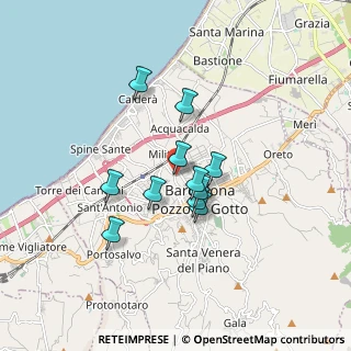 Mappa Via Caduti sul Lavoro, 98051 Barcellona pozzo di Gotto ME, Italia (1.40364)