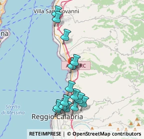 Mappa Via Nazionale Archi, 89100 Reggio di Calabria RC, Italia (4.46867)
